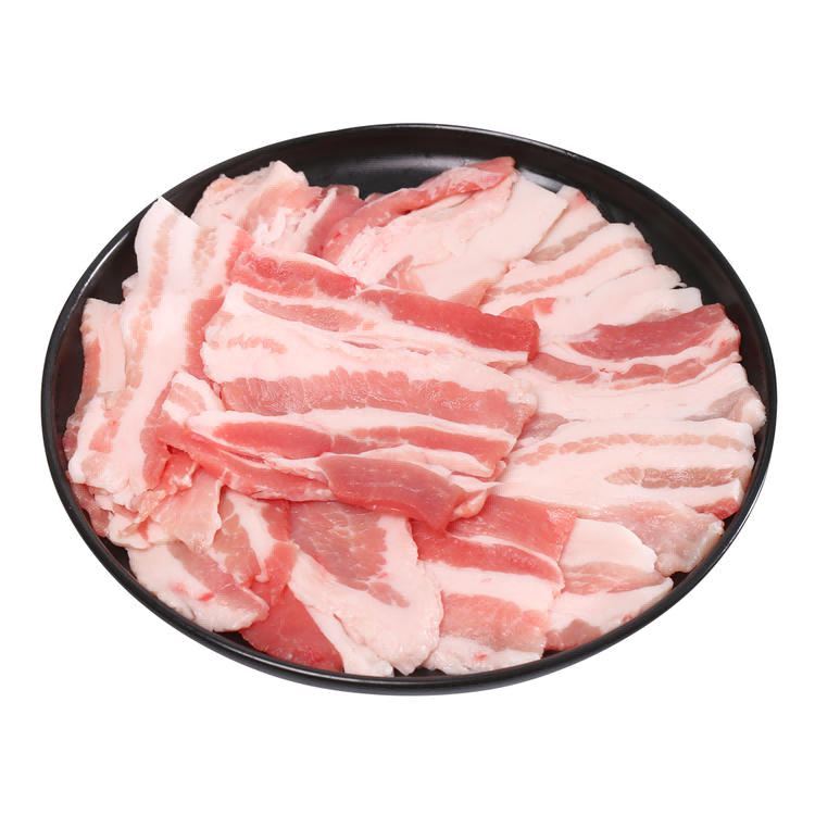 带皮五花肉片
